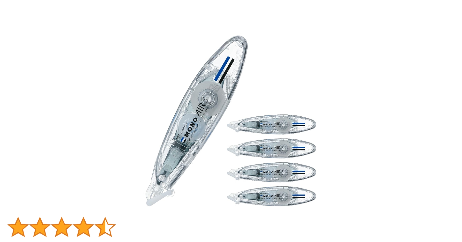 ✨新品未使用☆修正テープ 5mx5mm 12本　大容量 白 CT-CX5 修正テープ モノCX トンボ鉛筆 本体(詰め替え) 長さ12m 1